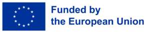 European Union flag with the text “Funded by the European Union” next to it